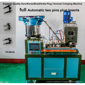 Machine de rabattement d&#39;insertion de prise de Pin de la norme française 2 complètement automatique